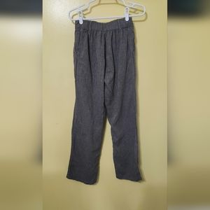 Carbon2cobalt linen gray pants. Size 4